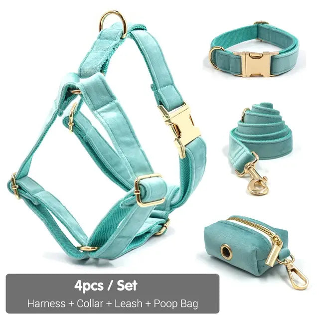 Tiffany Blue Luxury Dog Harness