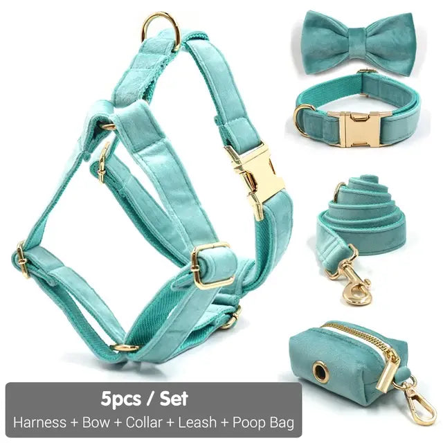 Tiffany Blue Luxury Dog Harness