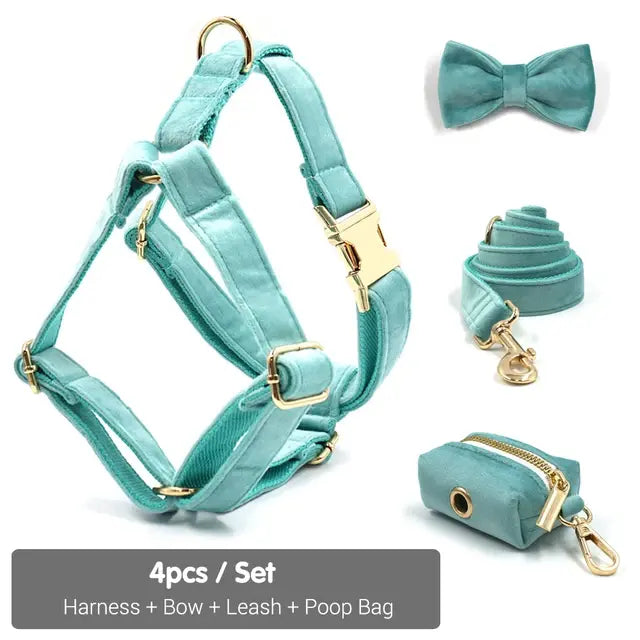Tiffany Blue Luxury Dog Harness