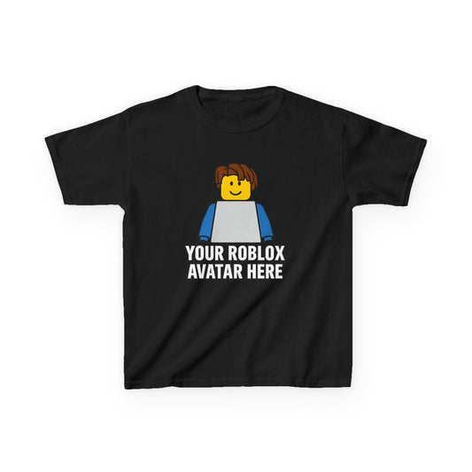 Custom Roblox Children's Gamer Tee – Made From Your Roblox Avatar!