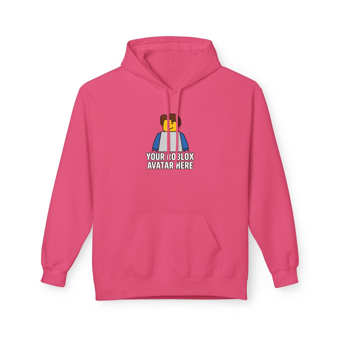 Custom Roblox Fleece Hoodie – Your Avatar on a Cozy Everyday Hoodie!
