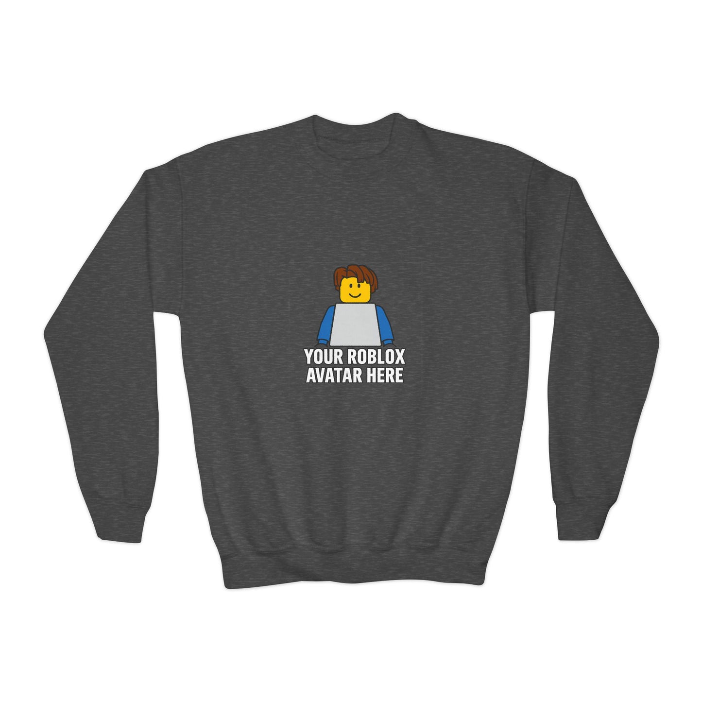 Custom Roblox Kids Sweatshirt – Gildan 18000B Youth Crewneck