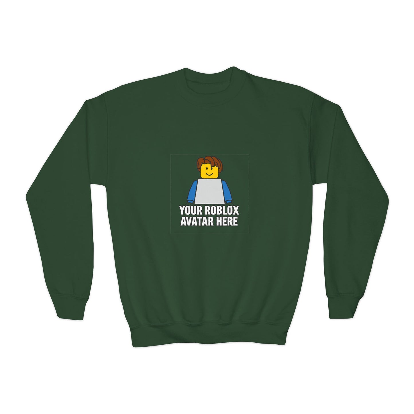 Custom Roblox Kids Sweatshirt – Gildan 18000B Youth Crewneck