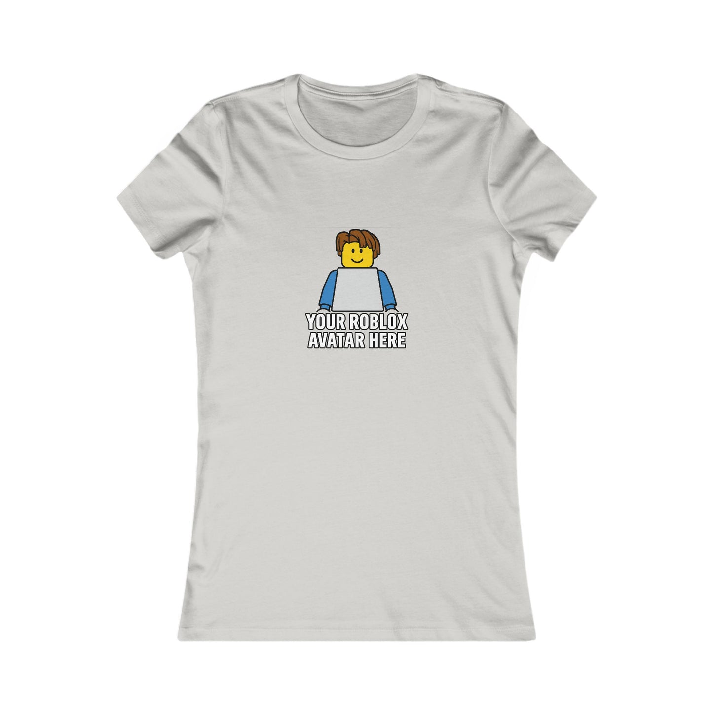 Custom Roblox Women’s Bella+Canvas Tee – Your Avatar in a Stylish Slim-Fit Design!