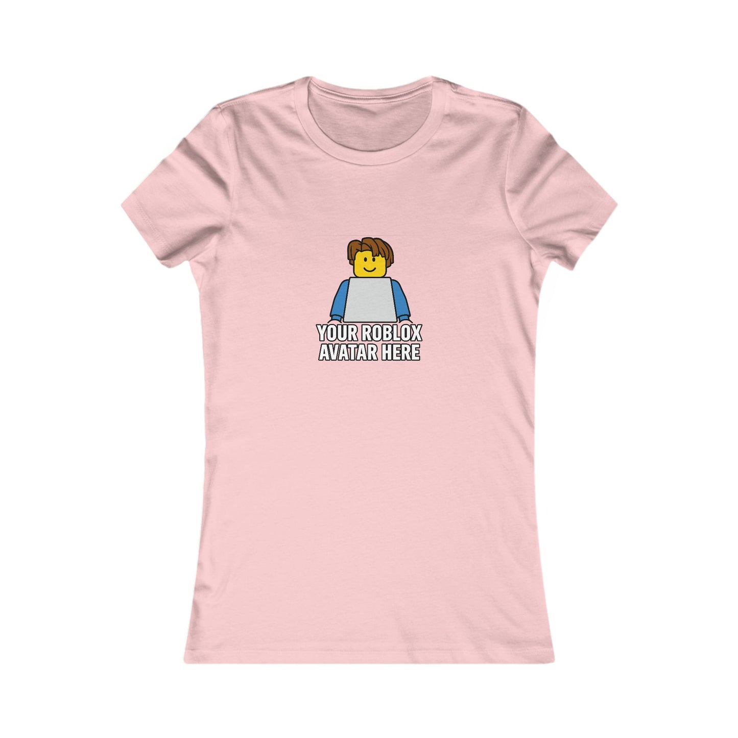 Custom Roblox Women’s Bella+Canvas Tee – Your Avatar in a Stylish Slim-Fit Design!