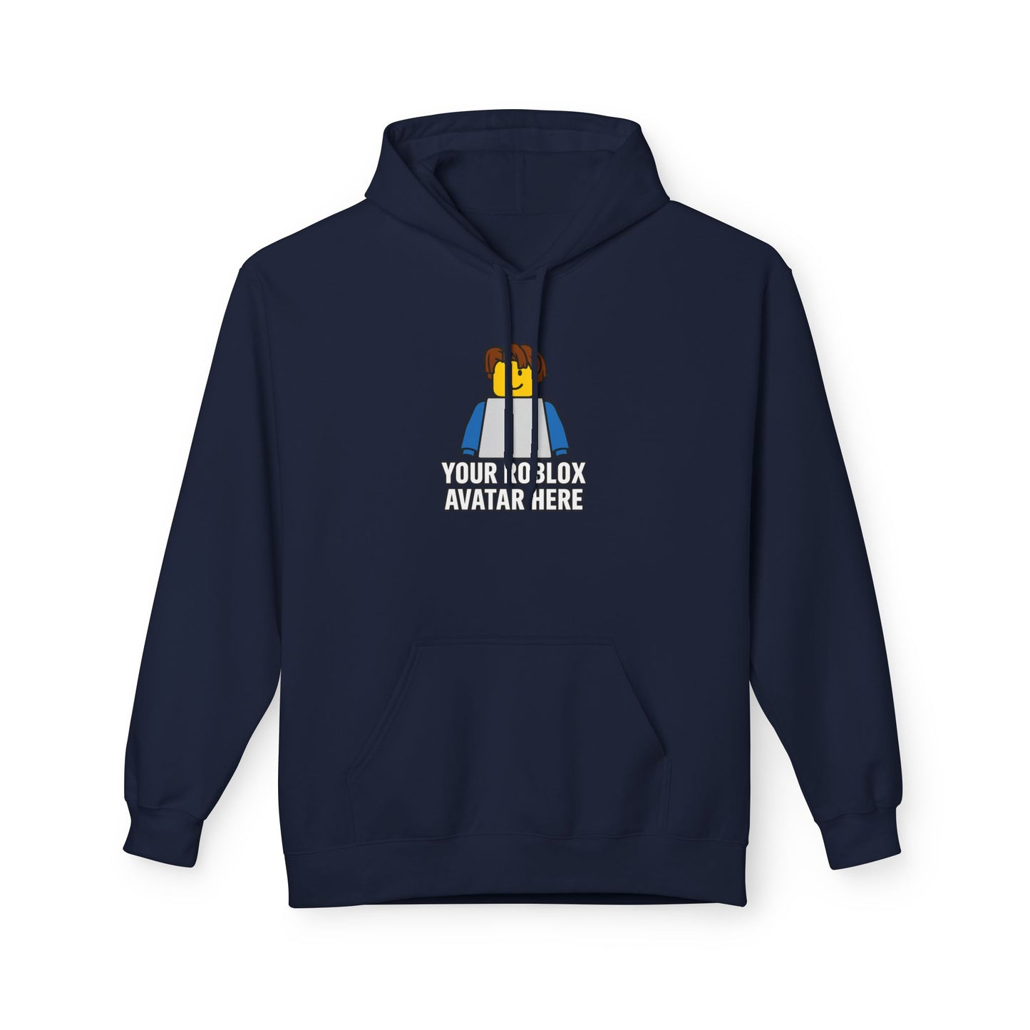 Custom Roblox Fleece Hoodie – Your Avatar on a Cozy Everyday Hoodie!