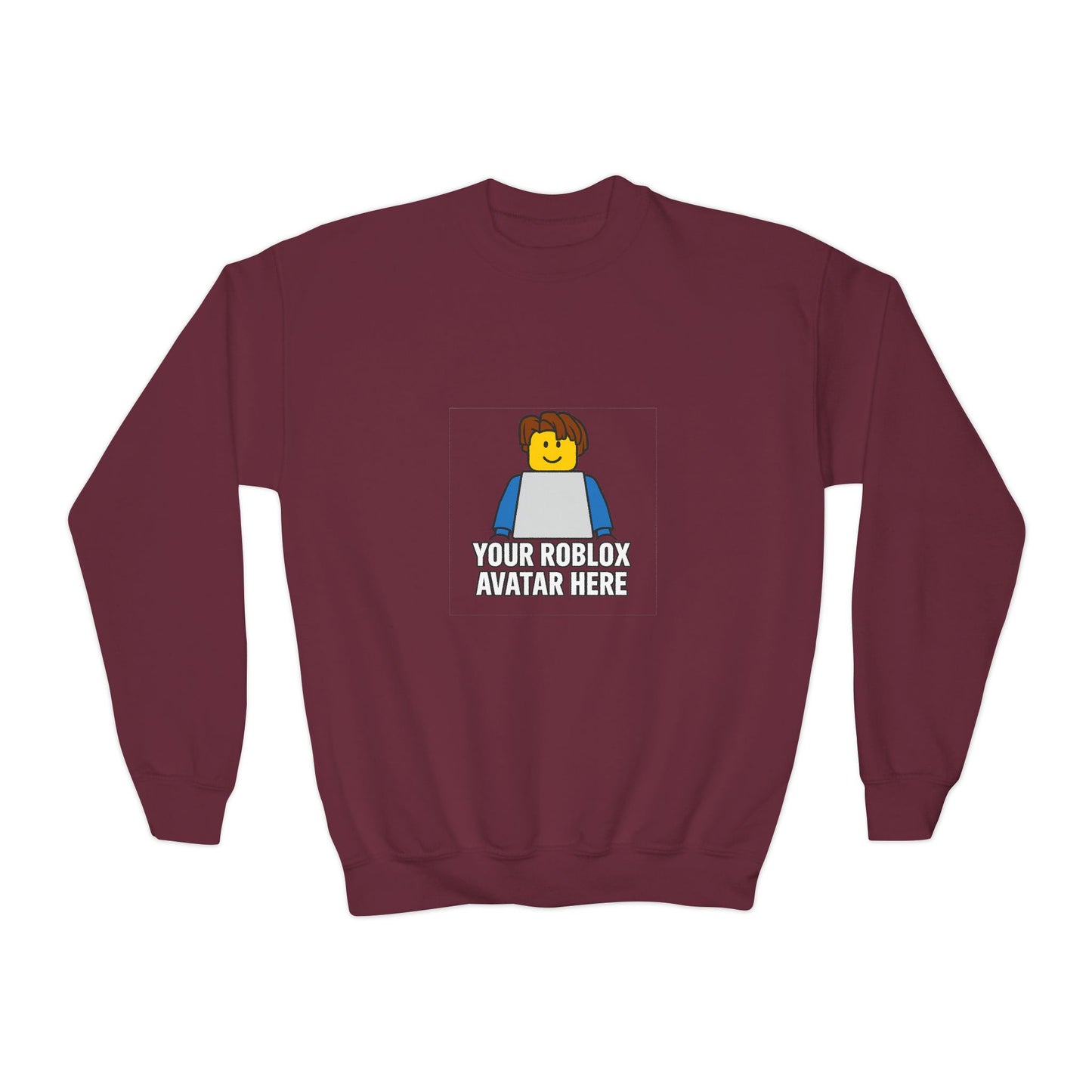 Custom Roblox Kids Sweatshirt – Gildan 18000B Youth Crewneck