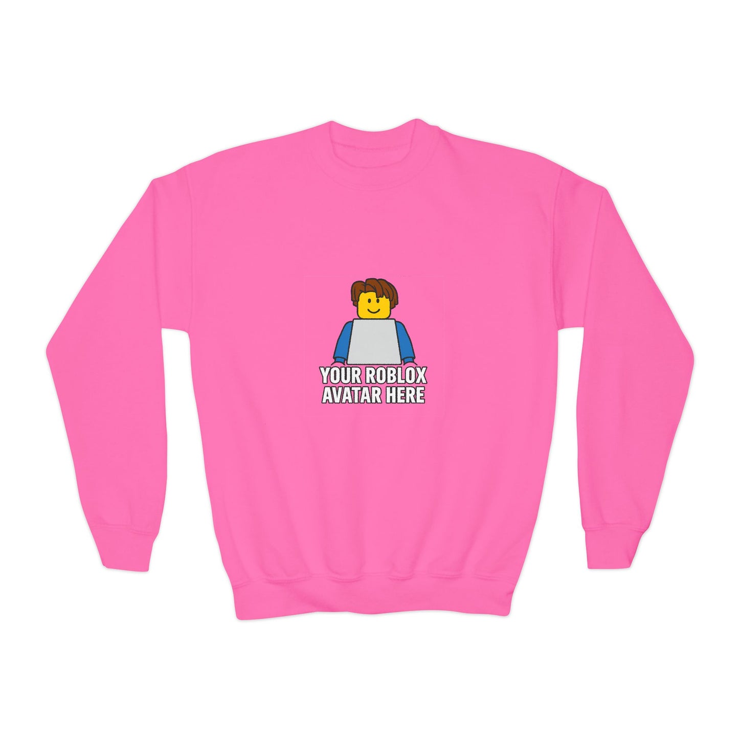 Custom Roblox Kids Sweatshirt – Gildan 18000B Youth Crewneck
