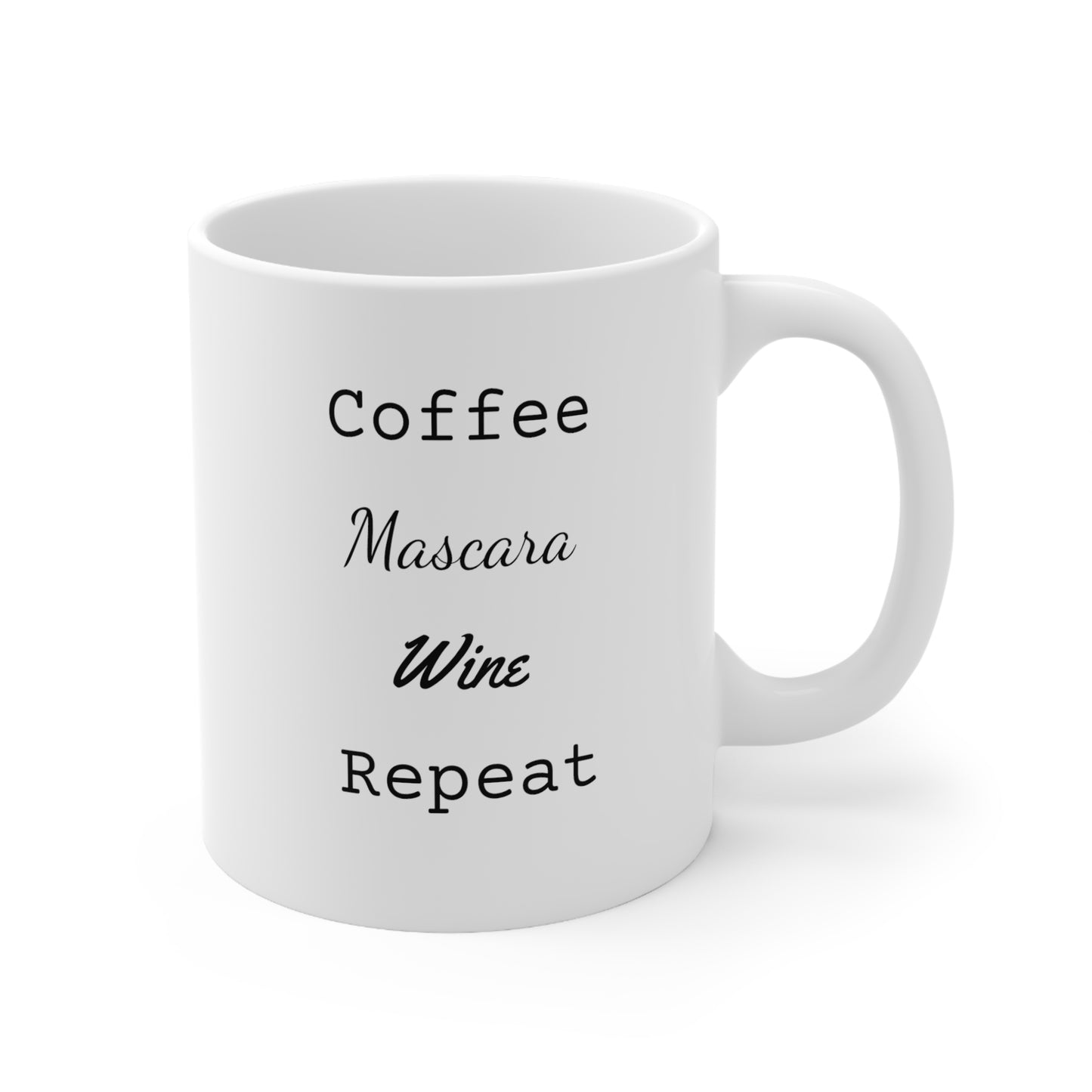 Wine Coffee Mug - White