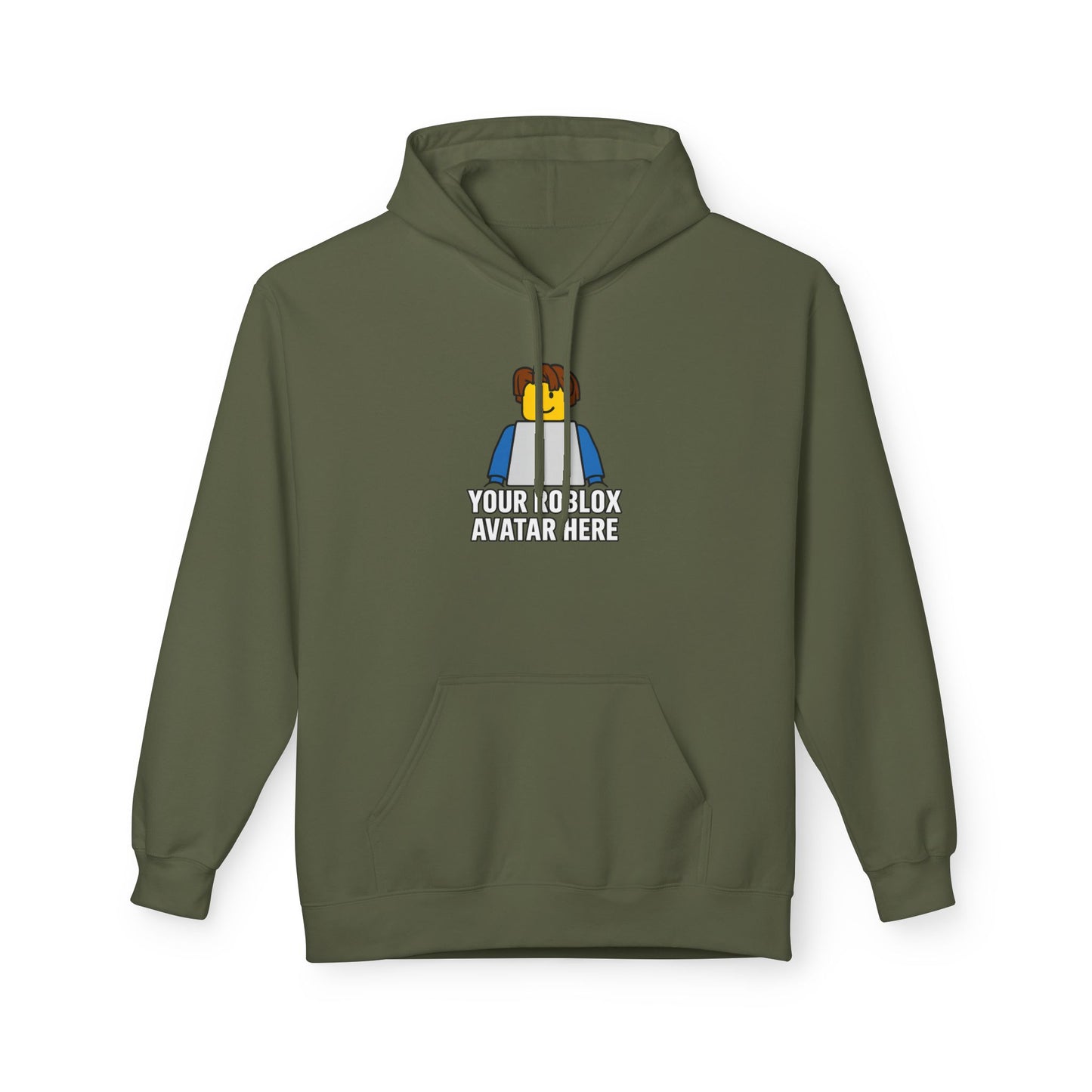 Custom Roblox Fleece Hoodie – Your Avatar on a Cozy Everyday Hoodie!