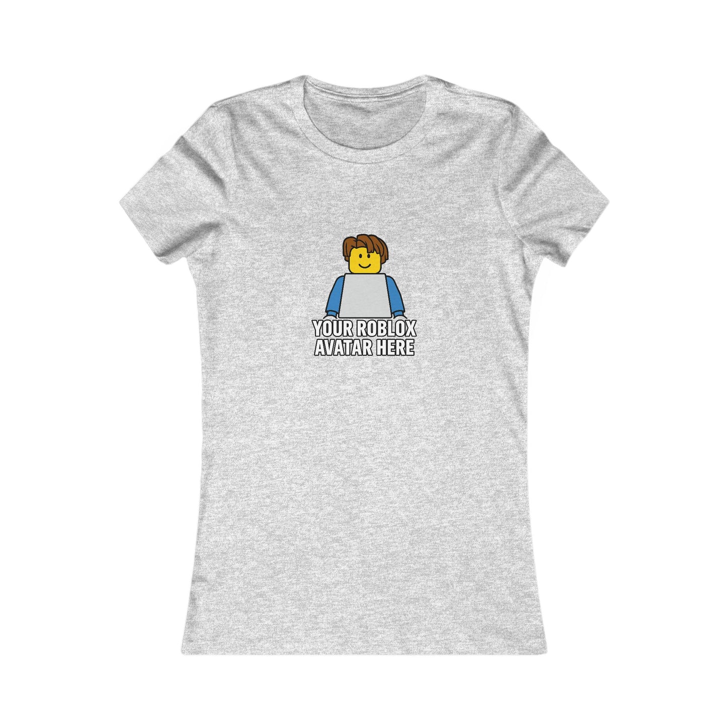 Custom Roblox Women’s Bella+Canvas Tee – Your Avatar in a Stylish Slim-Fit Design!