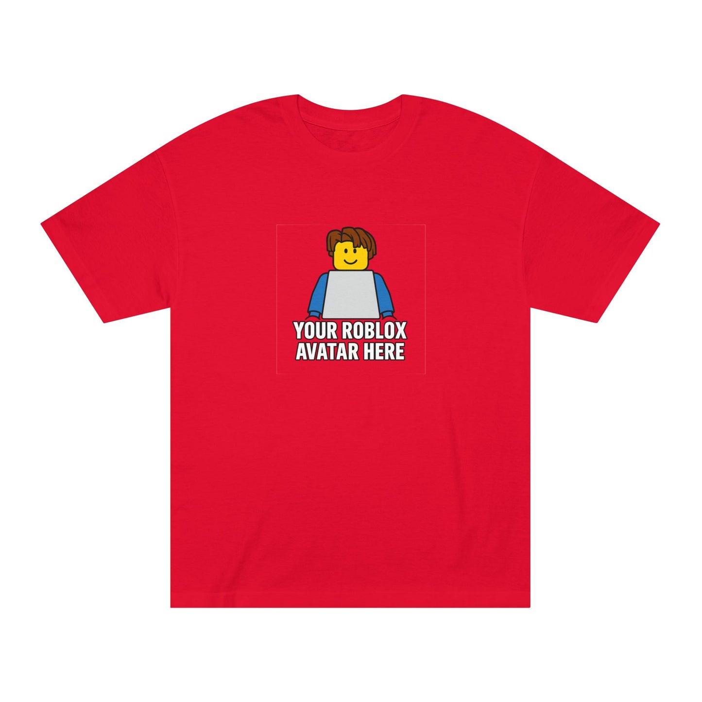 Custom Roblox American Apparel Tee – Your Avatar on a Premium Classic Shirt!