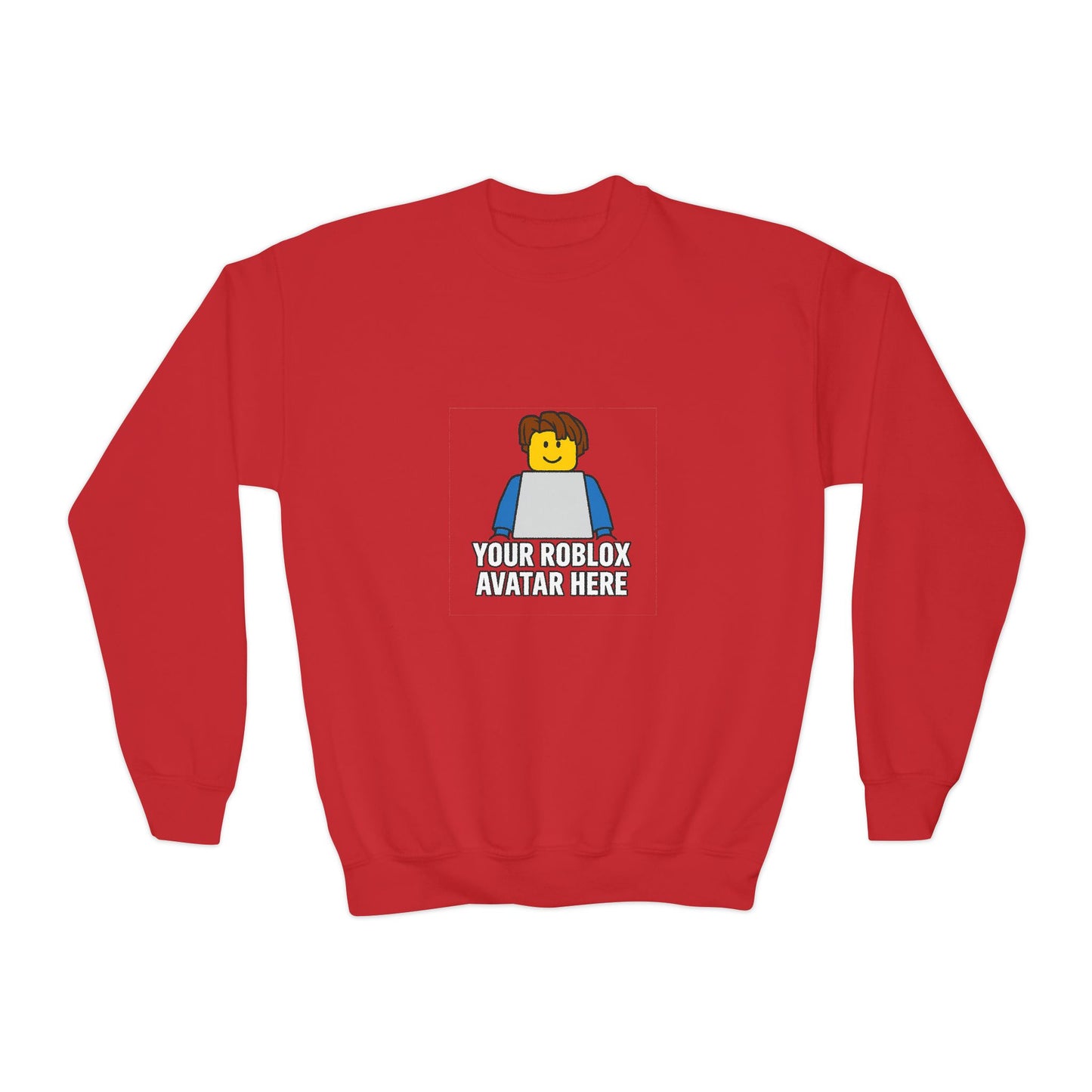 Custom Roblox Kids Sweatshirt – Gildan 18000B Youth Crewneck