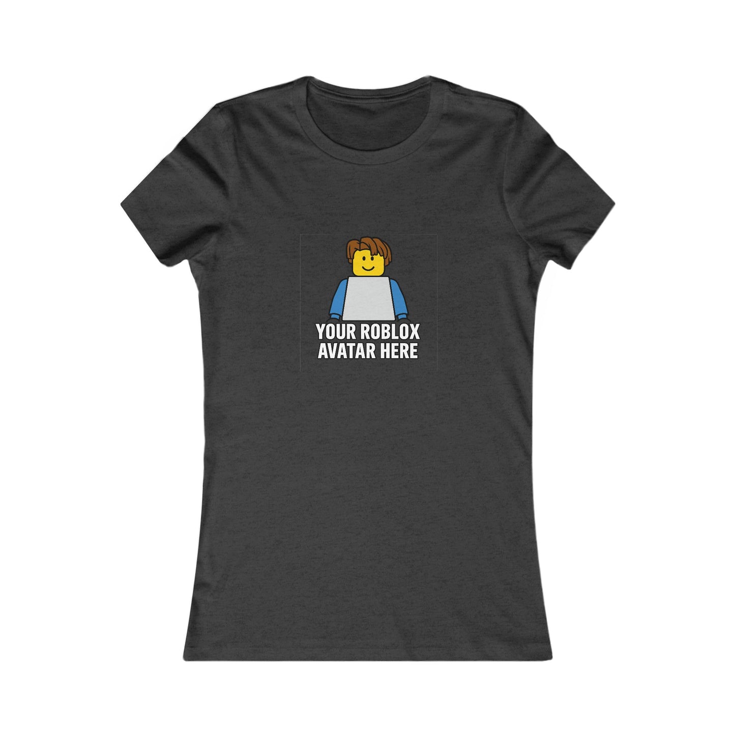 Custom Roblox Women’s Bella+Canvas Tee – Your Avatar in a Stylish Slim-Fit Design!