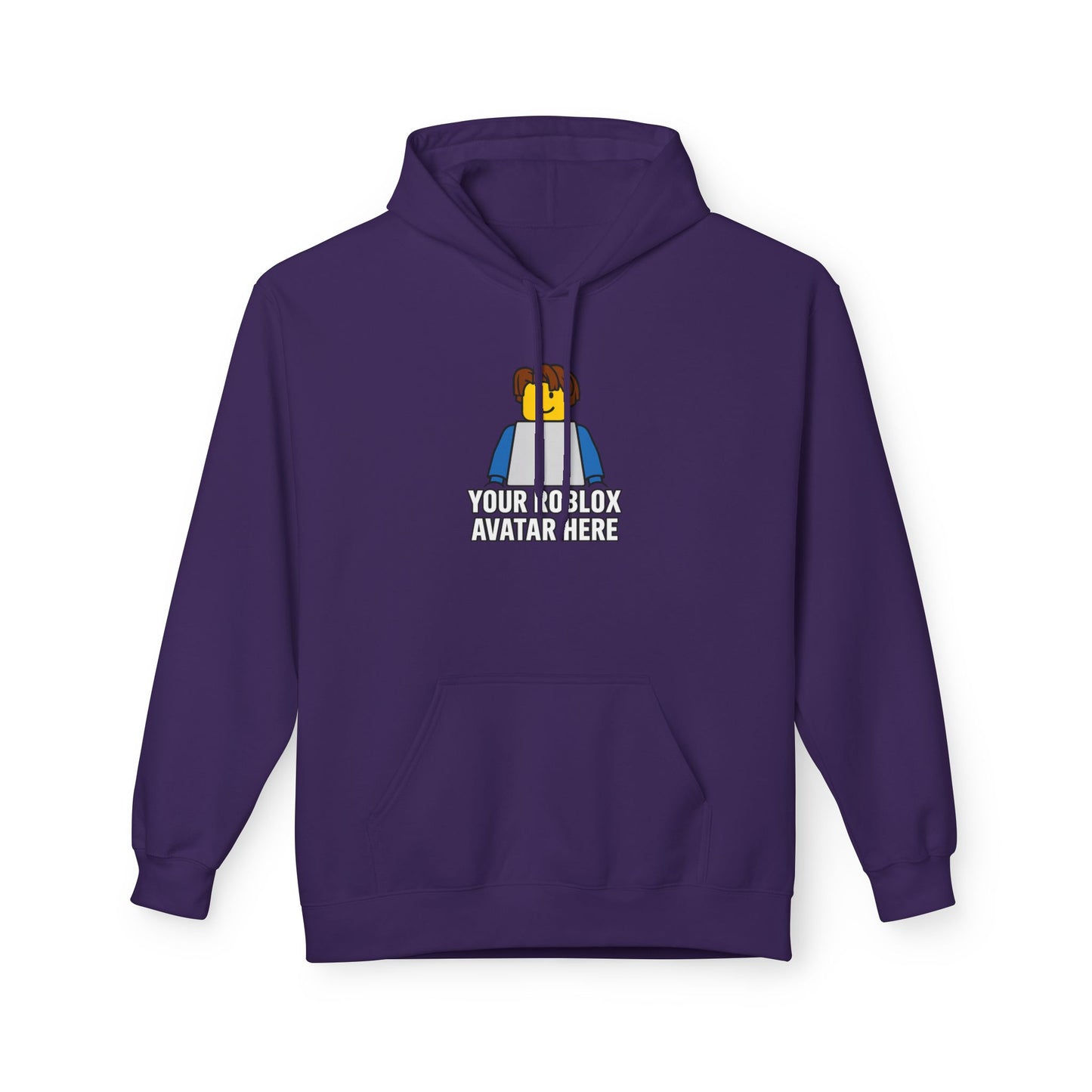 Custom Roblox Fleece Hoodie – Your Avatar on a Cozy Everyday Hoodie!