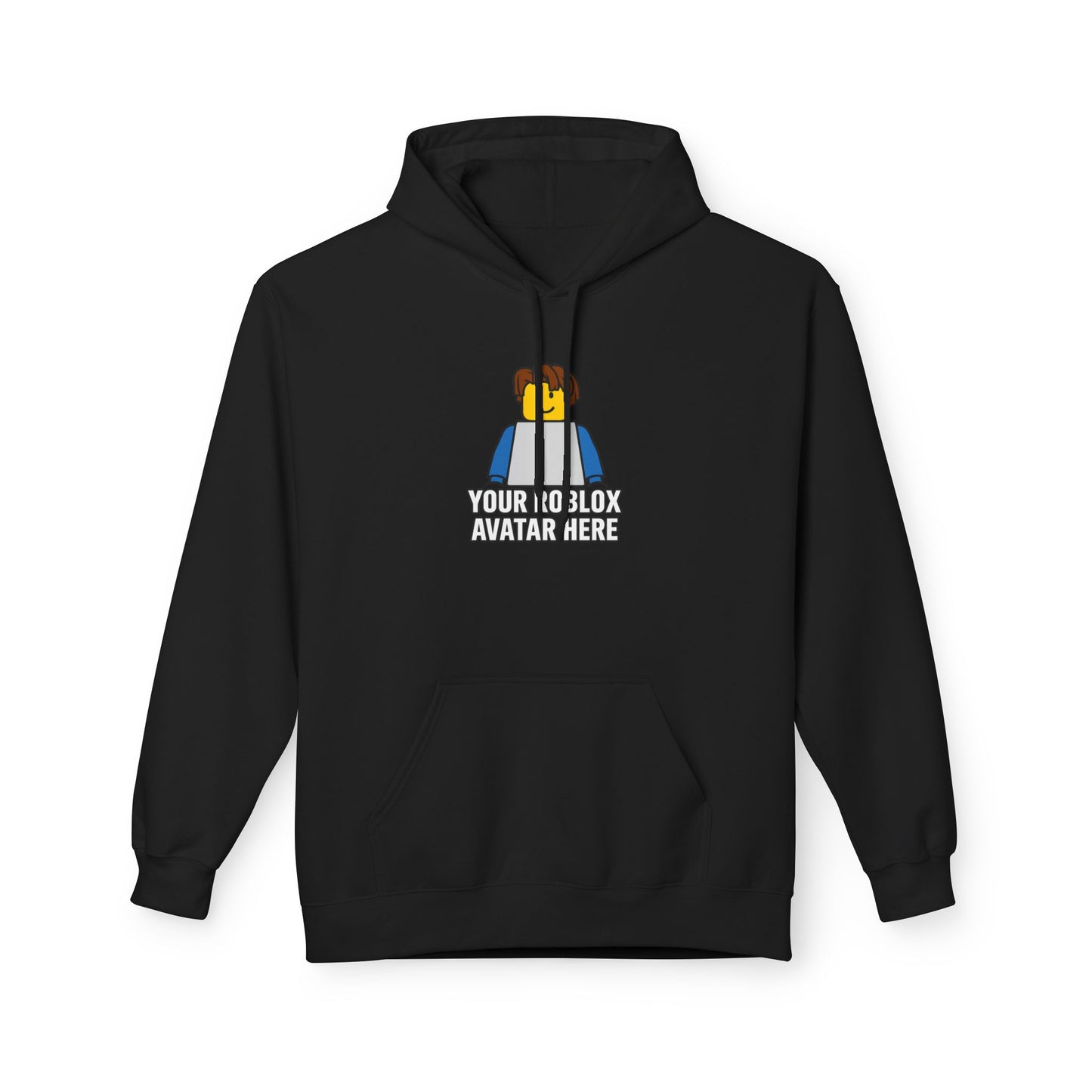 Custom Roblox Fleece Hoodie – Your Avatar on a Cozy Everyday Hoodie!