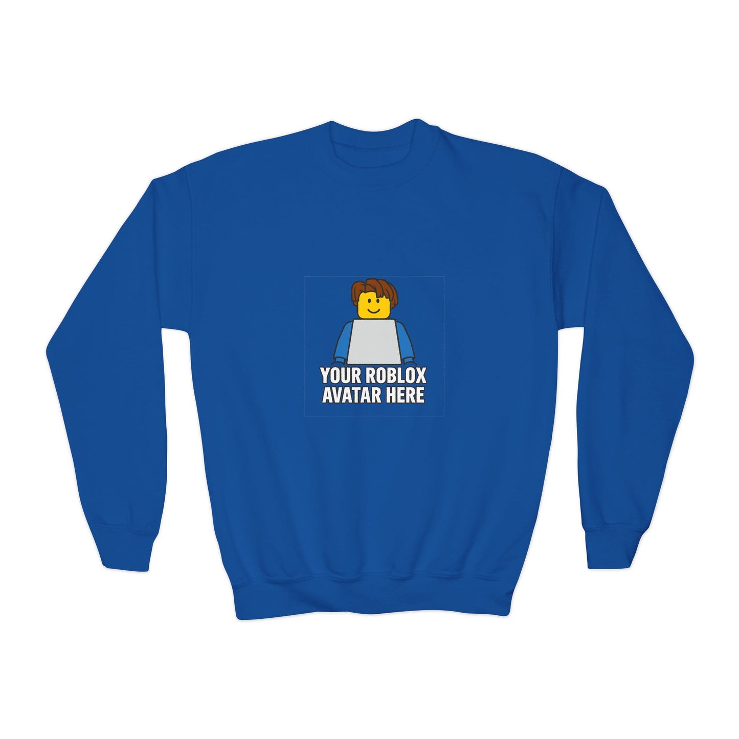 Custom Roblox Kids Sweatshirt – Gildan 18000B Youth Crewneck