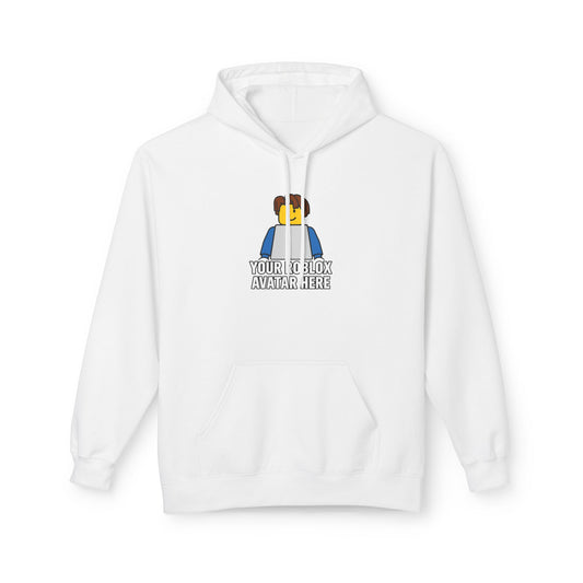 Custom Roblox Fleece Hoodie – Your Avatar on a Cozy Everyday Hoodie!