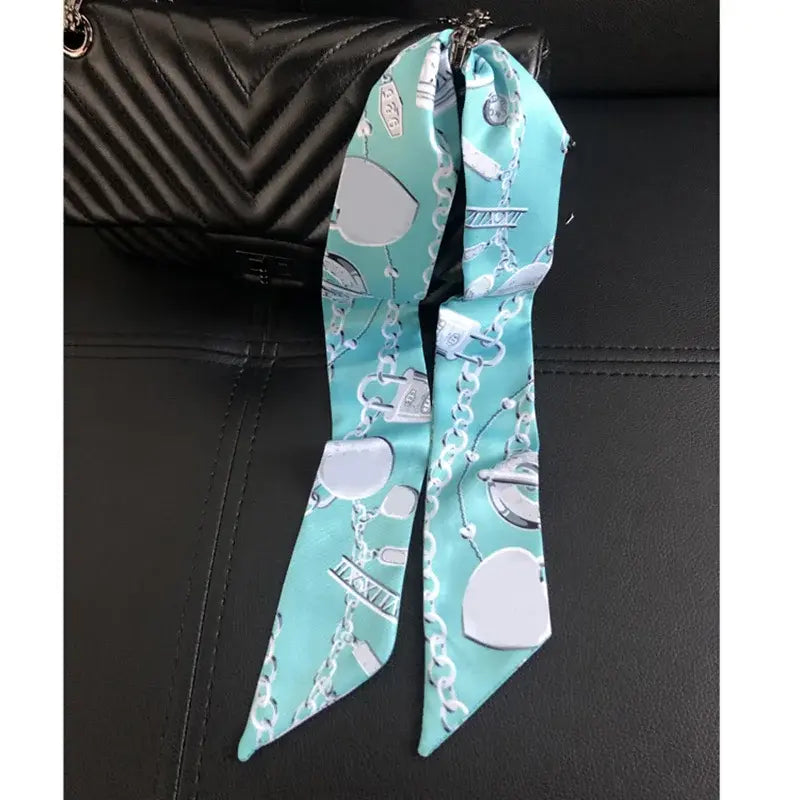 Tiffany Inspired Luxury Silk Scarf - Elegant Fashion Accessory