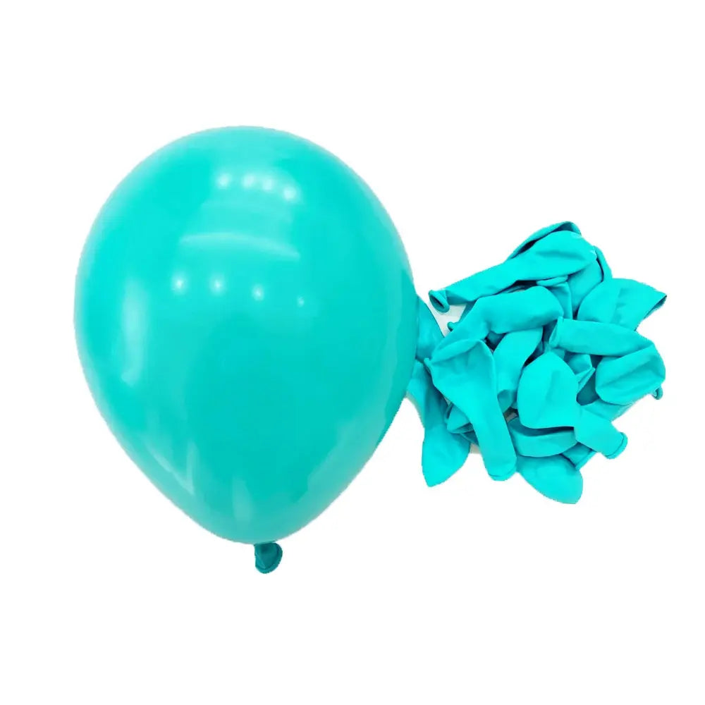 Tiffany Blue Balloons Garland Set - Silver, Teal, and Pearl White Balloon Arch for Birthday, Wedding, Party Decor